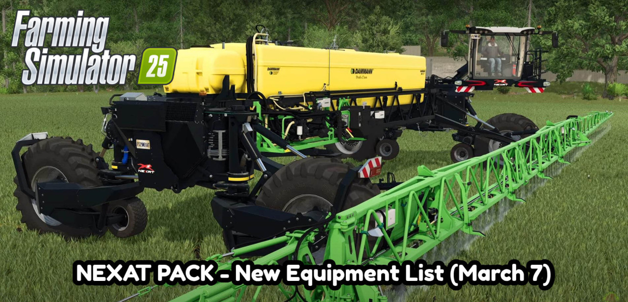 NEXAT PACK - New Equipment List (March 7)
